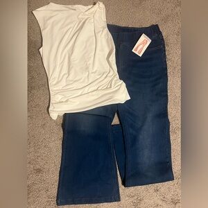 Two pieces for one price. $17 Size MEDIUM